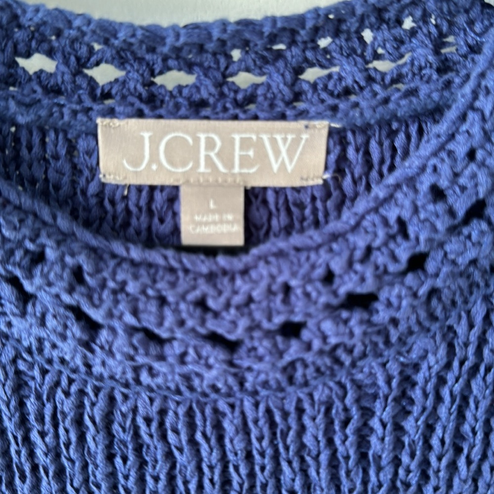 J. Crew high neck sleeveless sweater, large - Picture 4 of 7